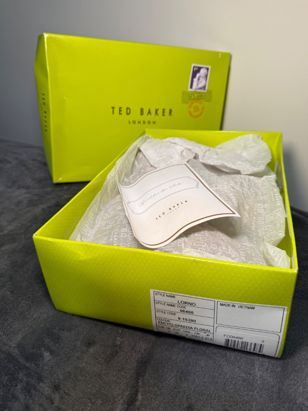 Ted Baker Floral Wooden Block Heel - Picture 4 of 14